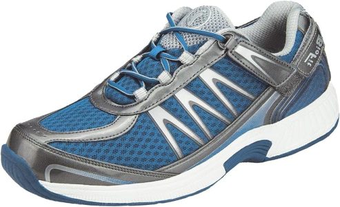 Orthofeet Men's Orthopedic Knit Sprint Tie-Less Sneakers